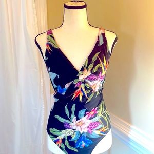 3/$25 Kona Sol Tropical One-Piece Size M